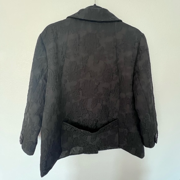 Old Navy Black Embroidered Plus Size Jacket Size XX Large - Picture 3 of 3
